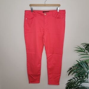 Tinsel | Dark Coral Stretchy Skinny Jeans Size 32
